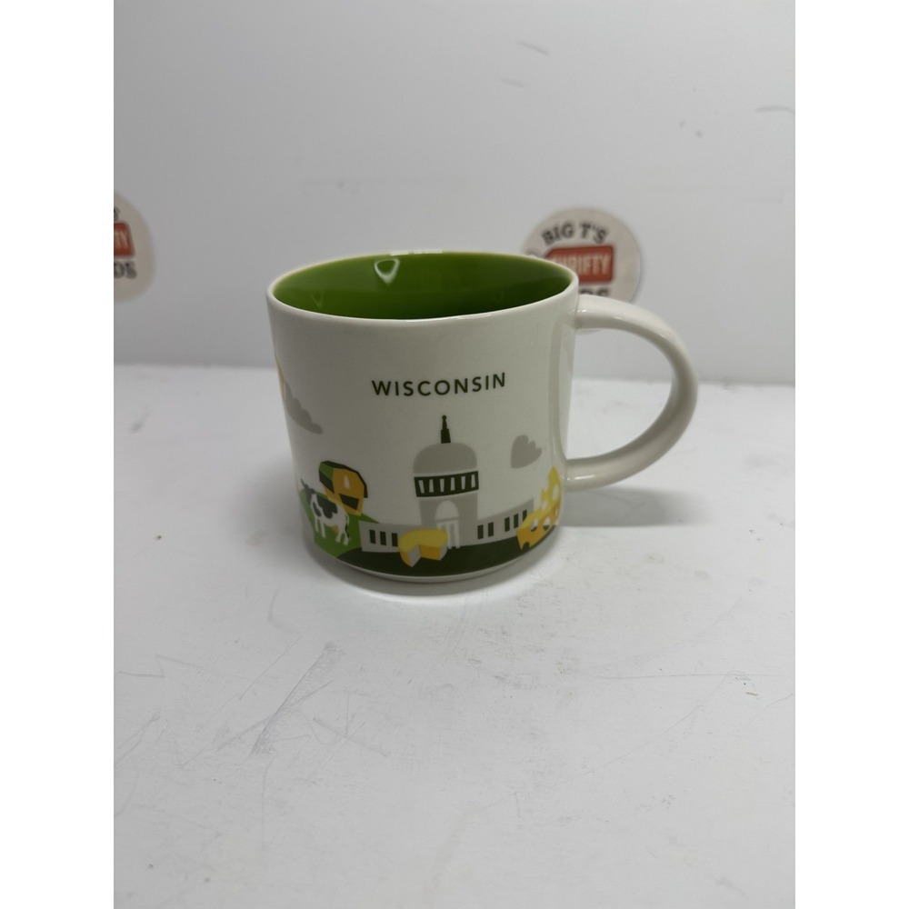 Wisconsin Starbucks Been There You Are Here Series Mug 14 Oz 2015